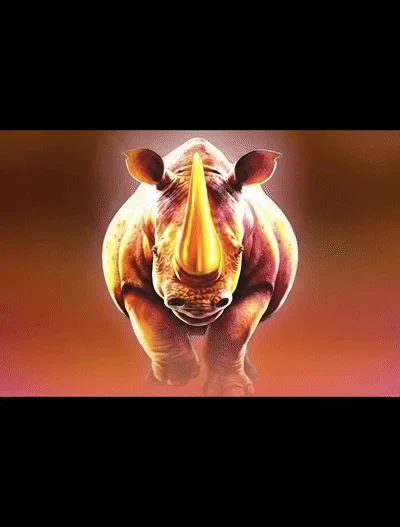 Animated Great Rhino casino lobby creative